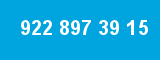 922 897 39 15 922 897 39 15